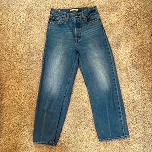 Levi’s Ribcage Straight Ankle Jeans W27, L27